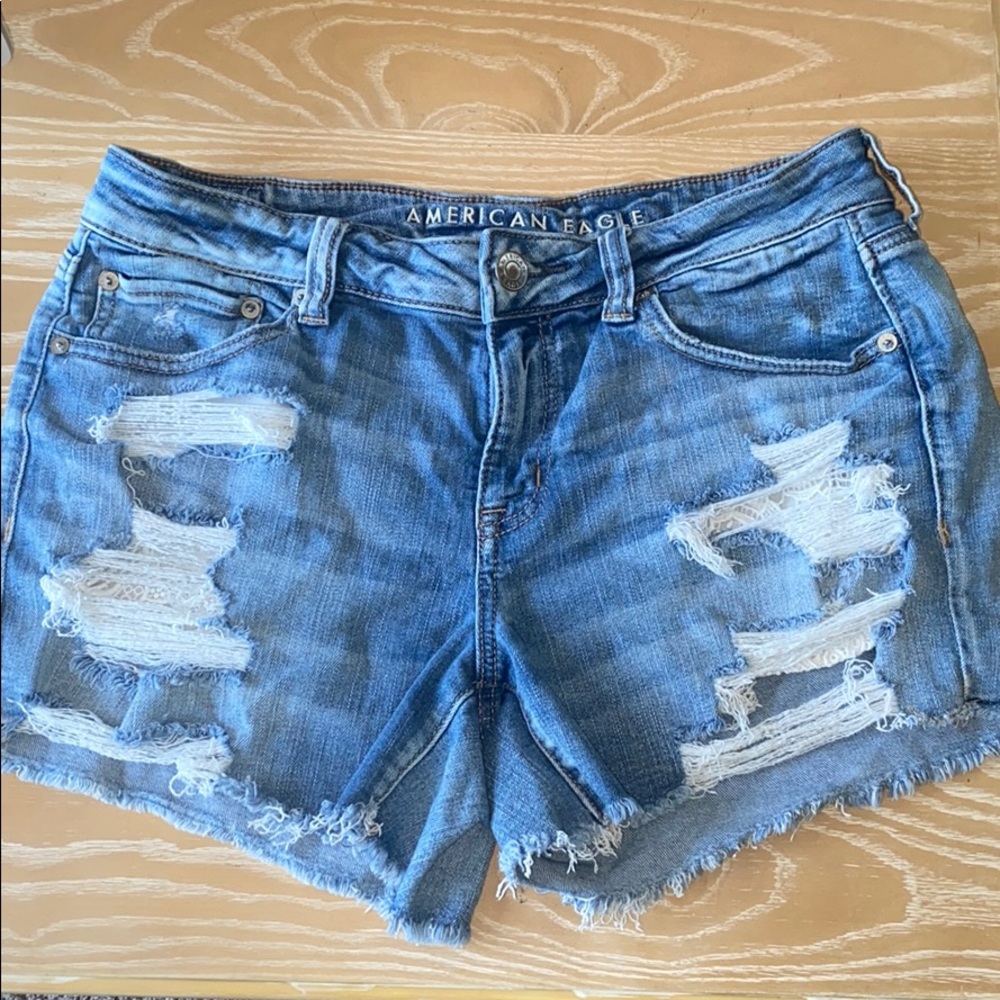 American Eagle next level stretch denim shorts
